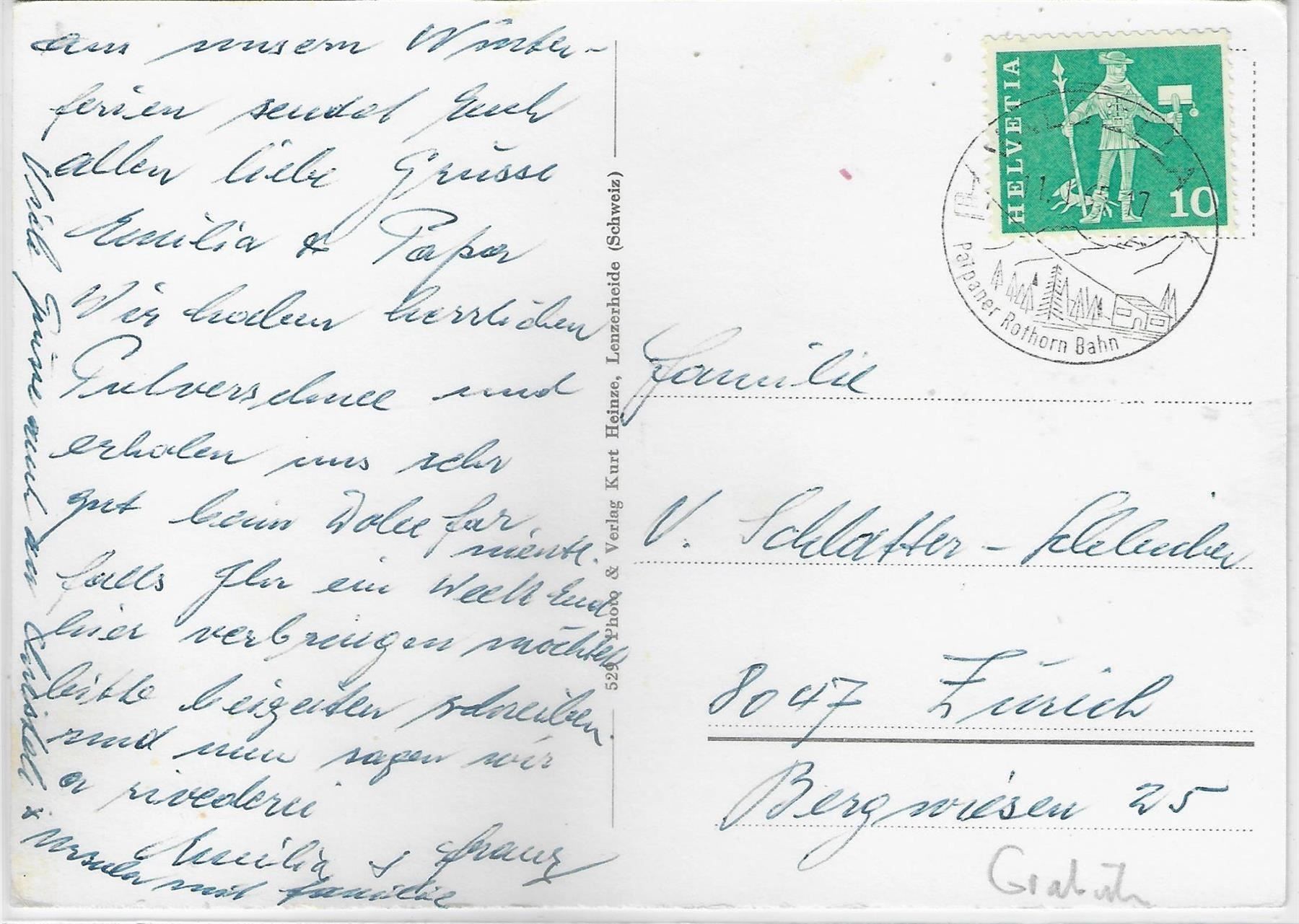 Cartoline postali: Parpan im Winter – Usato da Ettingen venduto da Kartenplanet 1