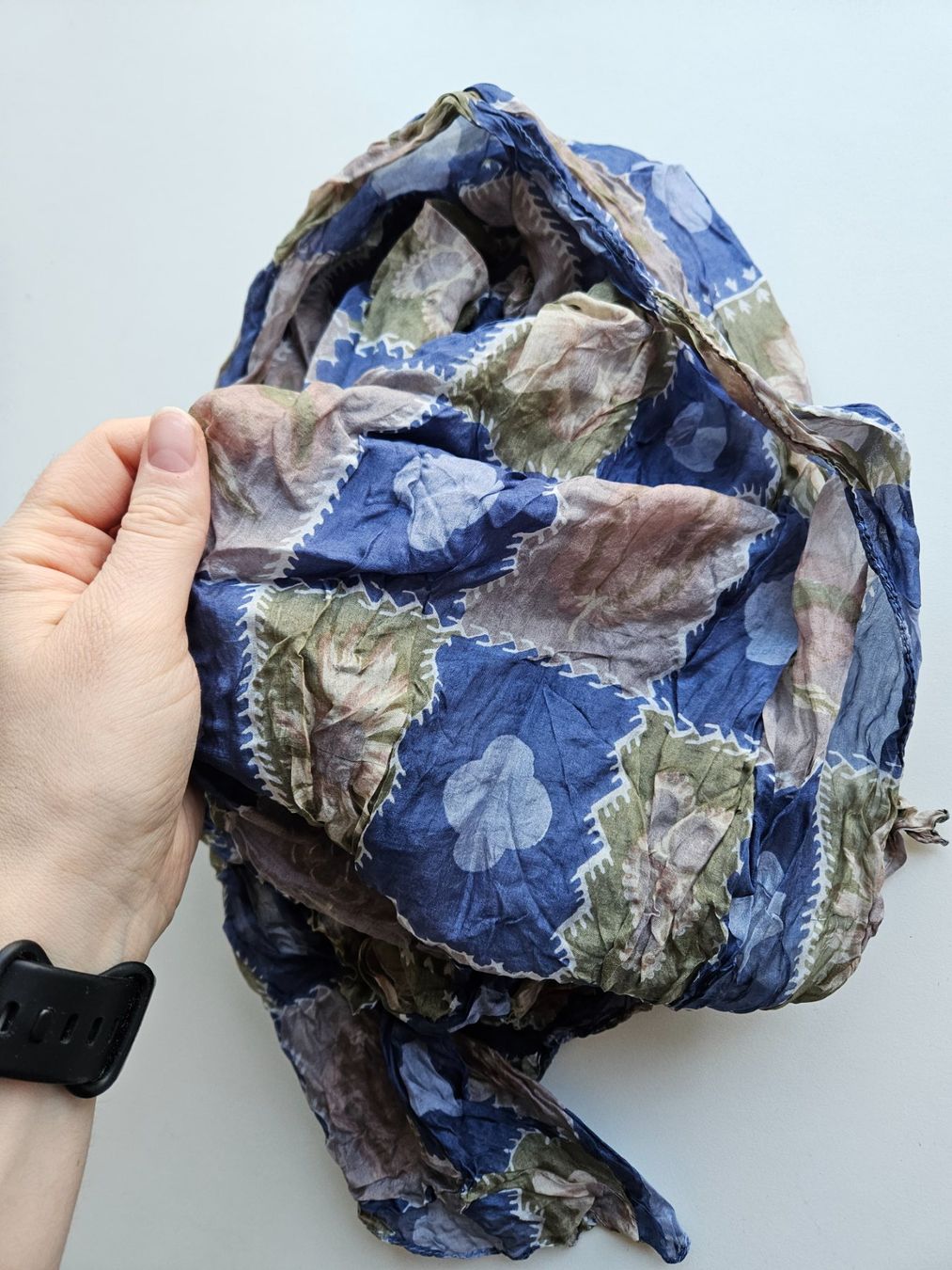 Foulards, Tücher & Schals: Halstuch blau/oliv – Gebraucht aus Schaffhausen von sabrina915 1