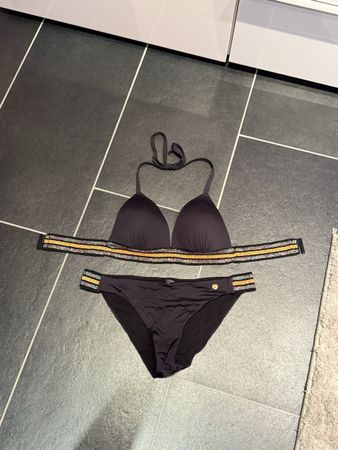 Sommer Bikini Set, Schwarz, Gr. M/L, Top Zustand!