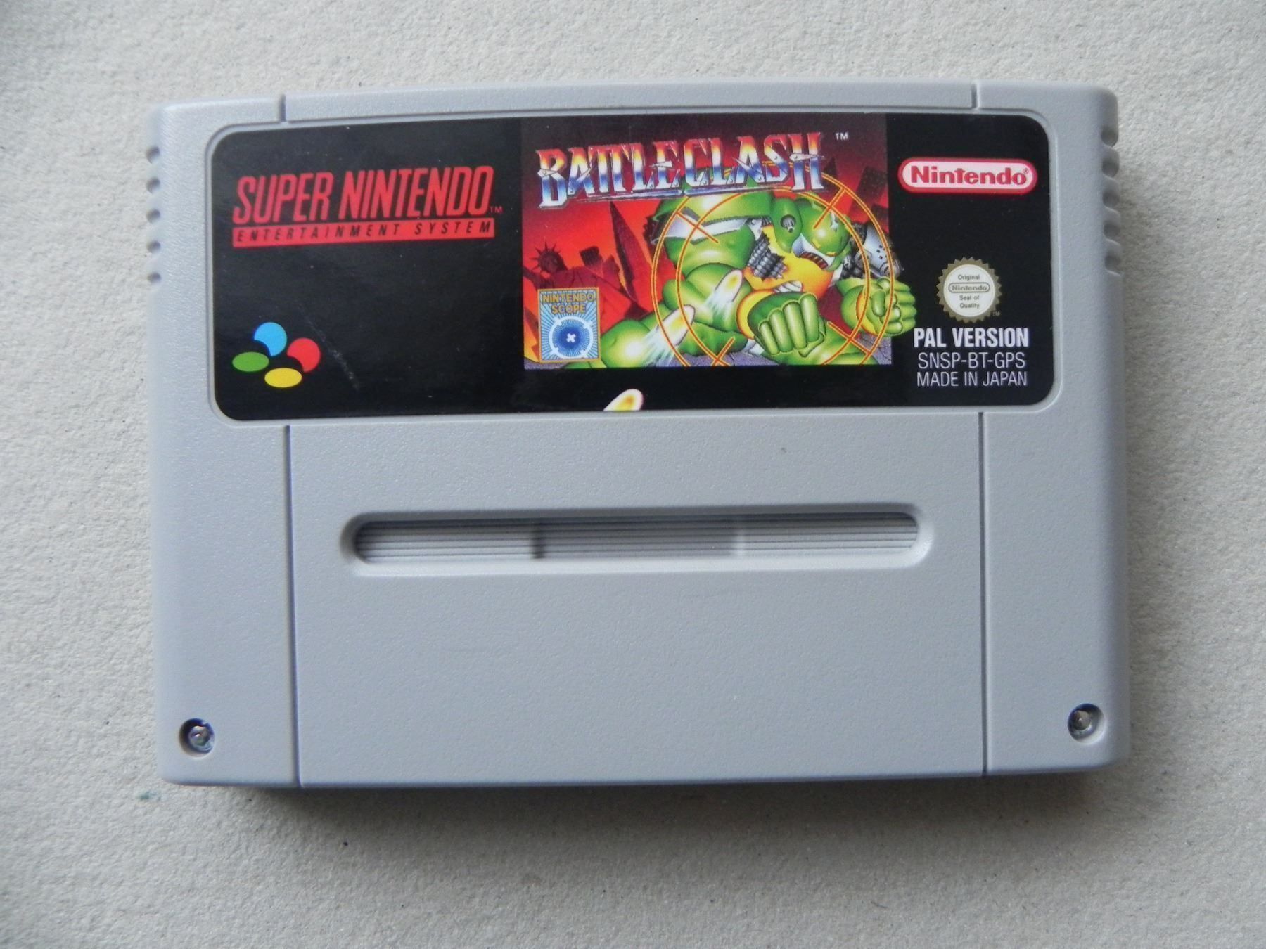 Nintendo Giochi: RAR Super Nintendo SNES Game Battleclash – Usato da Siebnen venduto da krimsie