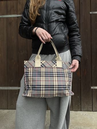 Vintage Burberry Blue Label Handtasche, guter Zustand
