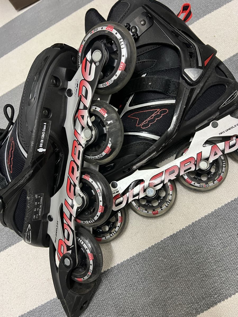 Inline-Skating & Rollschuhe: Rollschuh mit Schutzausrüstung. – Gebraucht aus Zürich von Luxury_4t2r 1