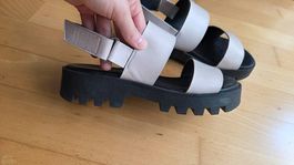 Sandalen Damen Leder