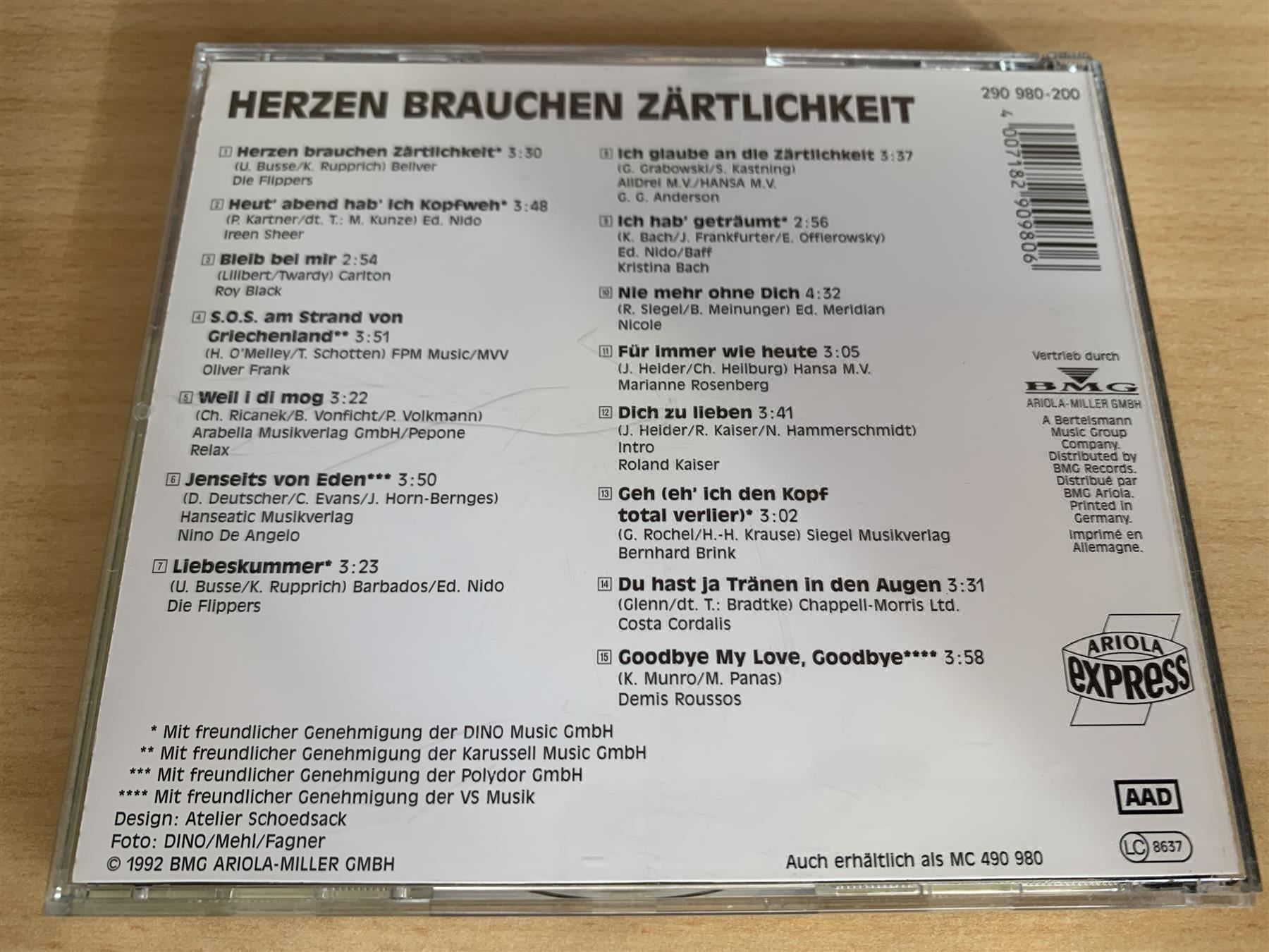 CD: Herzen Brauchen Zärtlichkeit – Usato da Rikon im Tösstal venduto da Alpenmutz 1