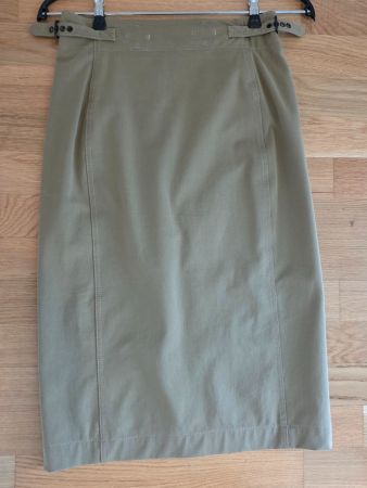 Prada Sport (Linea Rossa) Vintage Utility Cargo Midi-Rock