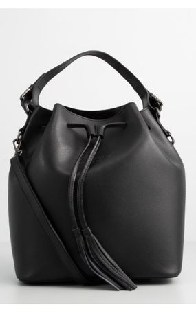 Schwarze Beuteltasche Maison Héritage