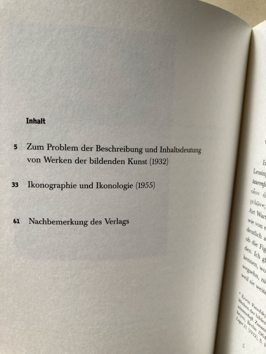 Libri: Erwin Panofsky - Ikonographie & Ikonologie – Usato da Zürich venduto da 000rk 2