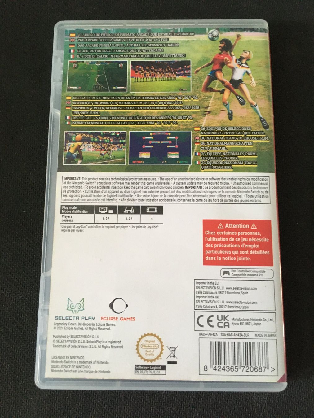 Nintendo Giochi: Legendary Eleven für Nintendo Switch – Usato da St.Gallen venduto da sjosjo 1