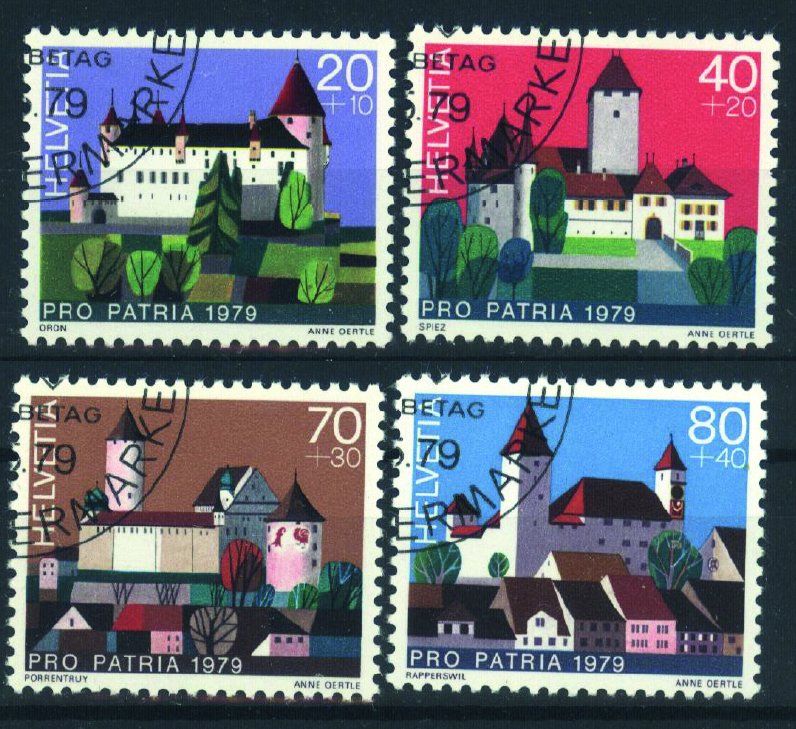 Tutti i francobolli: 1979, Pro Patria, ET – Usato da Willisau venduto da Vollstempel