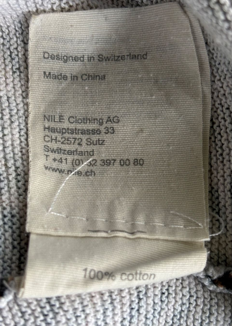 Nile Pullover & Sweatshirts: Nile Garn-Pullover, Grösse M, langarm – Gebraucht aus Ebnat-Kappel von Molton 7