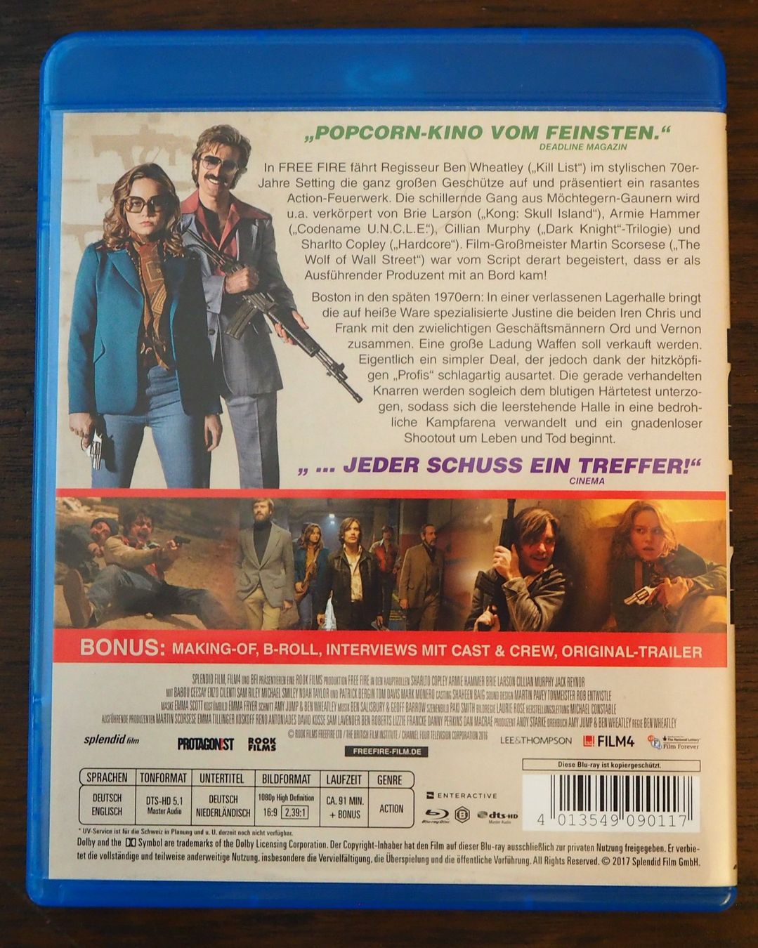 Tutti i DVDs: Free Fire / Brie Larson – Usato da Chur venduto da dluli 1