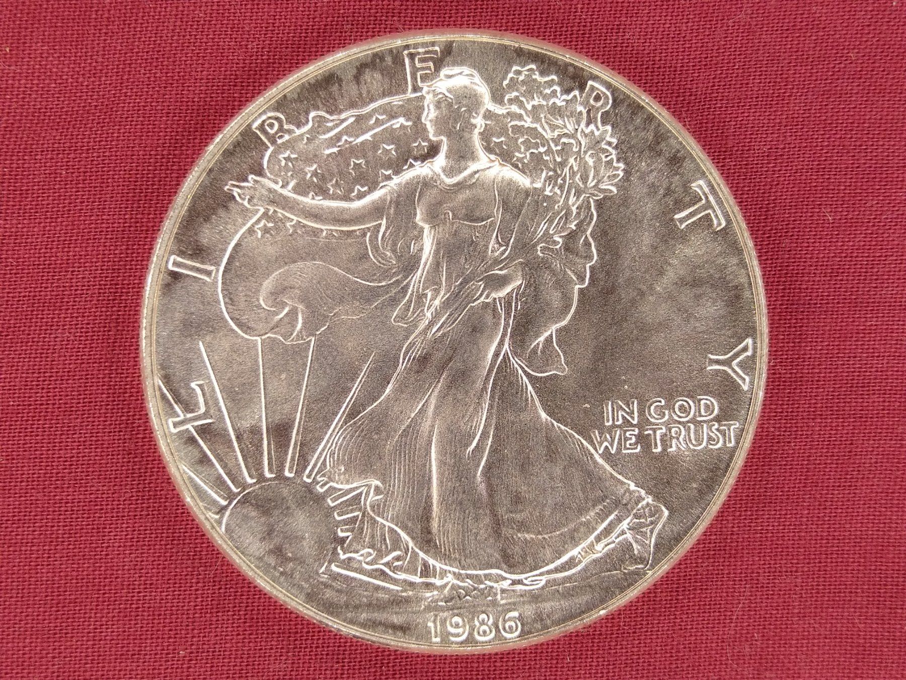 Tutti le monete: 1 Unze Silber 999 - American Silver Eagle 1986 – Usato da Dättlikon venduto da Bucher88