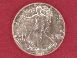 1 Unze Silber 999 - American Silver Eagle 1986