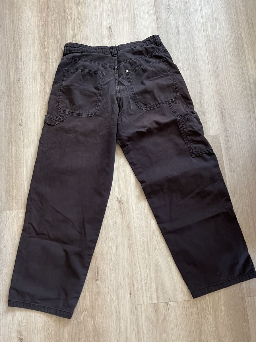 H&M Pantaloni: Baggy Hose gr. 170 Adjustable Waist, Anthrazit farbe, – Usato da Triesen venduto da bubita 4