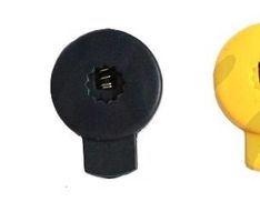Kordelstopper flach dunkelblau - 4Stk.