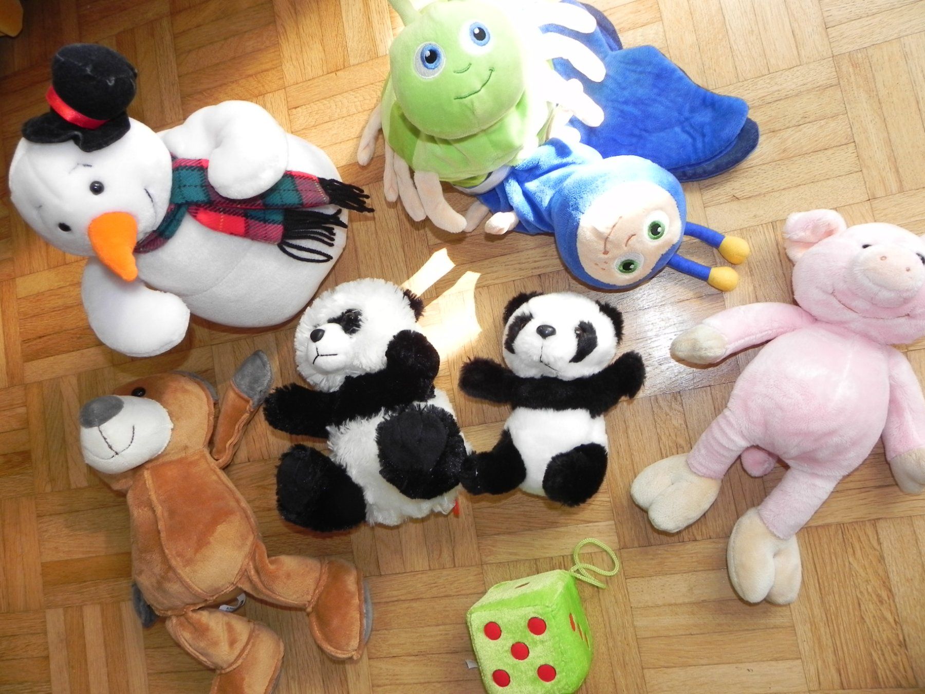 Giocattoli: Kuscheltiere Sammlung Plüschtiere Set Schneemann, Panda ... – Usato da Stallikon venduto da pcerny16 1