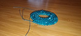 Chalcedon facettiert 3mm. Strang
