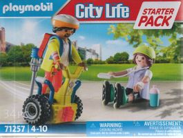 PLAYMOBIL  CITY LIFE 71257 SOCCORRITORE SUL SEGWAY STARTER P