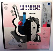 GIACOMO PUCCINI "La Bohème" 2 x 10" LP's IN VG+    RARE!