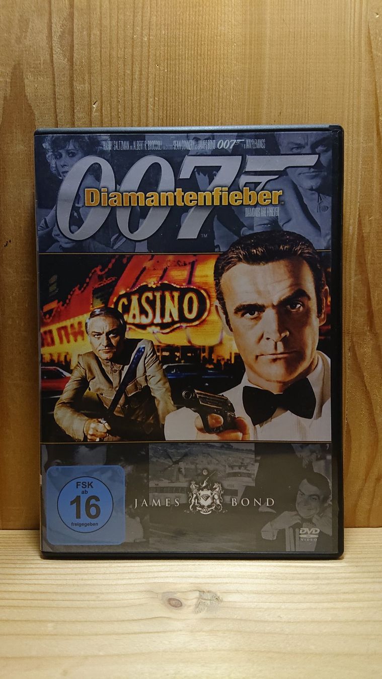 Alle DVDs: 007 DIAMANTENFIEBER DVD mit Sean Connery – Gebraucht aus Wilderswil von Exebub