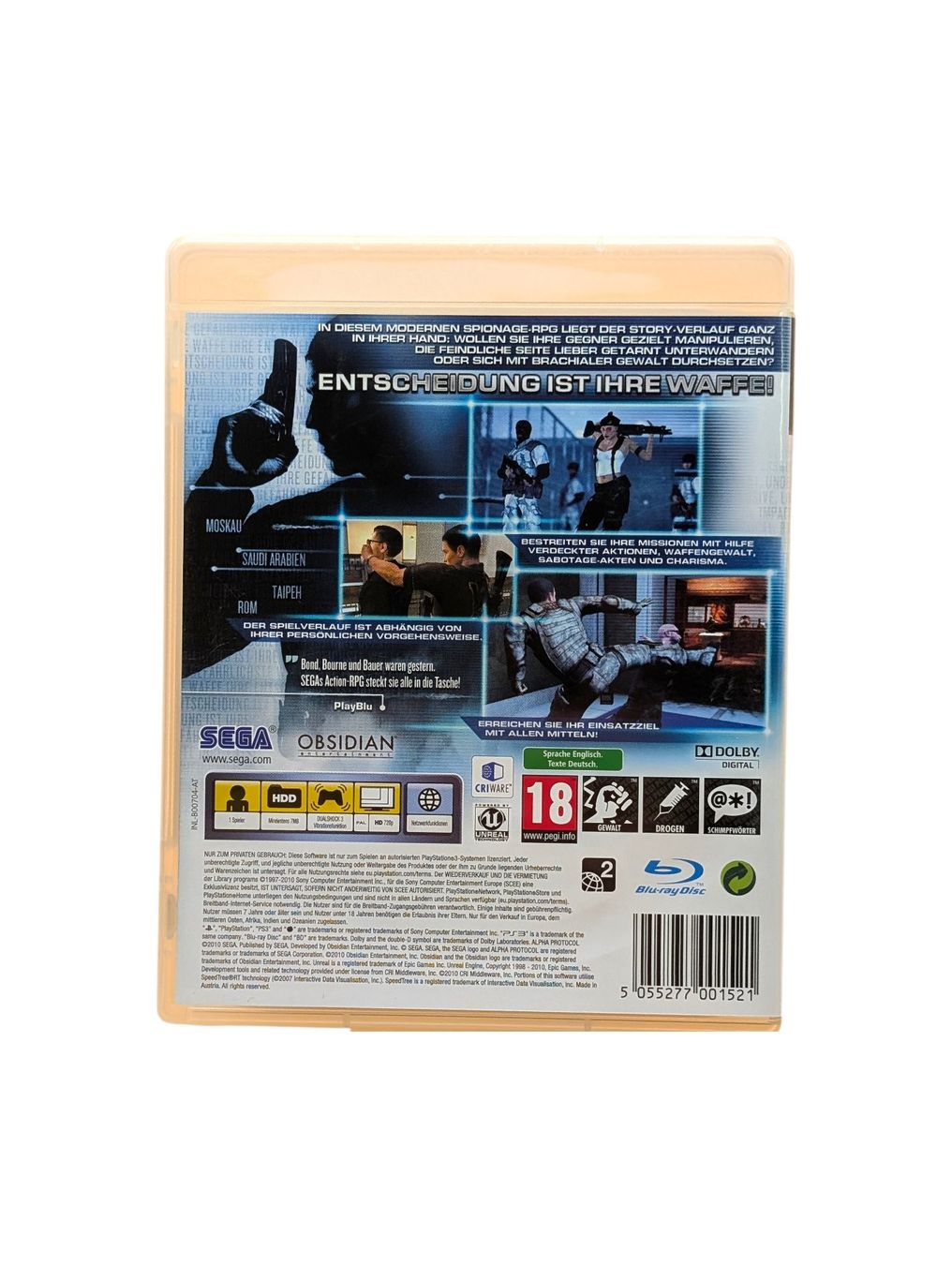 Sony Giochi: Alpha Protocol PlayStation 3 (PS3) – Usato da Domat/Ems venduto da IsseldorsShop 1