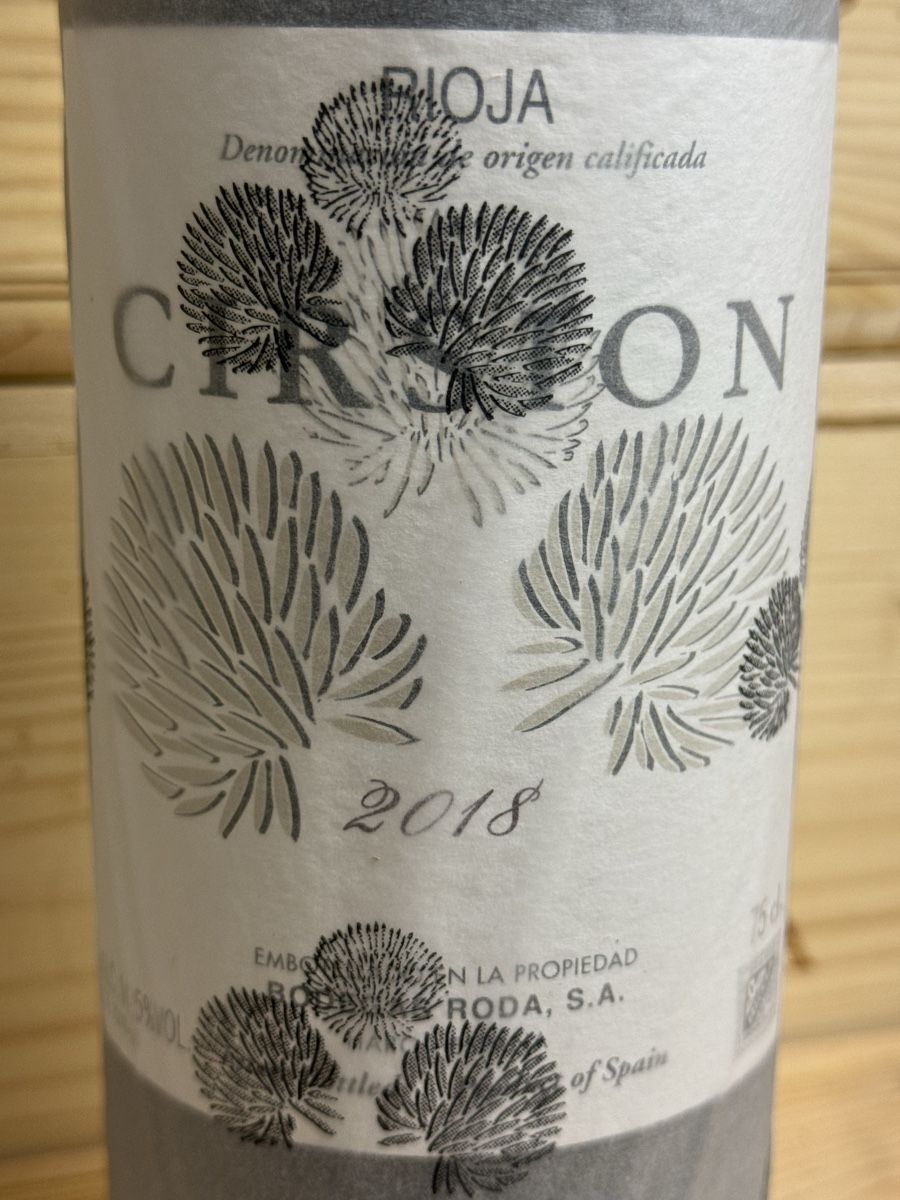 Rioja Wein: Bodegas Roda Cirsion 2018 Rioja – 75cl – Neu und originalverpackt aus Winterthur von Anax-Prinzip 1