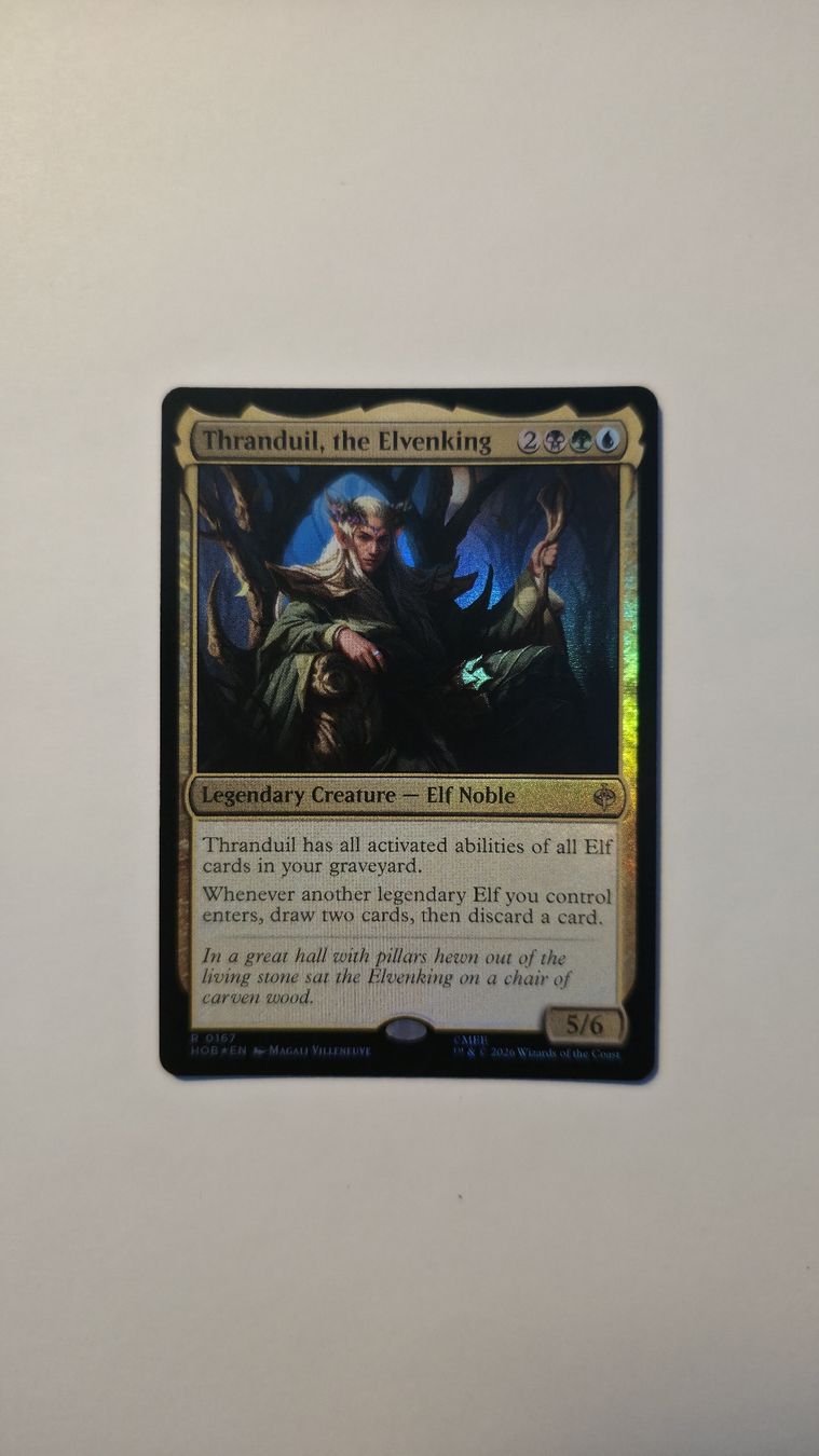 Magic The Gathering Carte collezionabili: Hobbit Magic - Thranduil, The Elvenking - foil - Mint – Nuovo (secondo la descrizione) da La Tour-de-Peilz venduto da val_h8g8