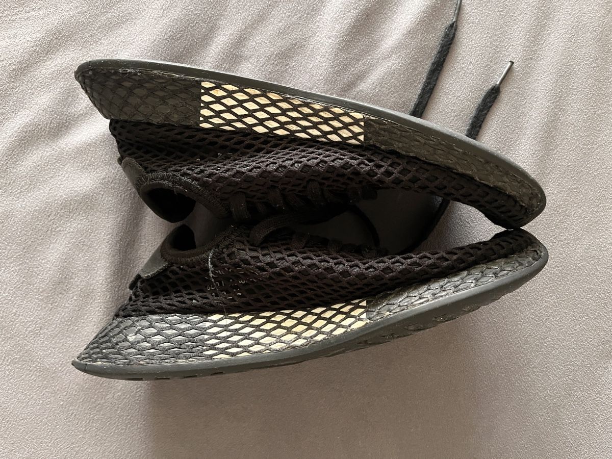 Adidas Scarpe da uomo: Schwarze Adidas Sneaker, Gr.: 38,5 / UK5,5 – Usato da Zürich venduto da MariaSusanne 1