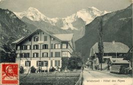 Wilderswil   BE    mit Hôtel des Alpes      um 1918
