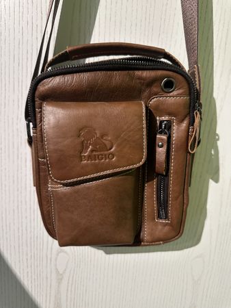 Braune Umhängetasche aus Leder - Top Zustand, Neu! 🤎