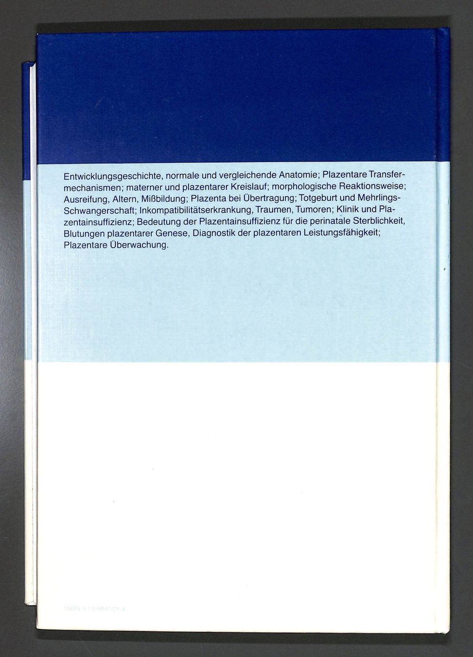 Libri: Die Plazenta des Menschen V. BECKER & T.H. SCHIEBLER - – Nuovo (secondo la descrizione) da Zürich venduto da Nobs1 1