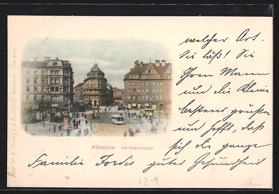 Cartoline postali: München, Private Stadtpost, 1 /12 Pfenn – Usato da Berlin venduto da bartko-reher 1