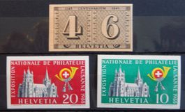 Schweiz Lot mit alten Werten MH * II