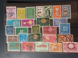 Briefmarken Sammlung "Europa" CEPT, div Jahrgänge und Länder