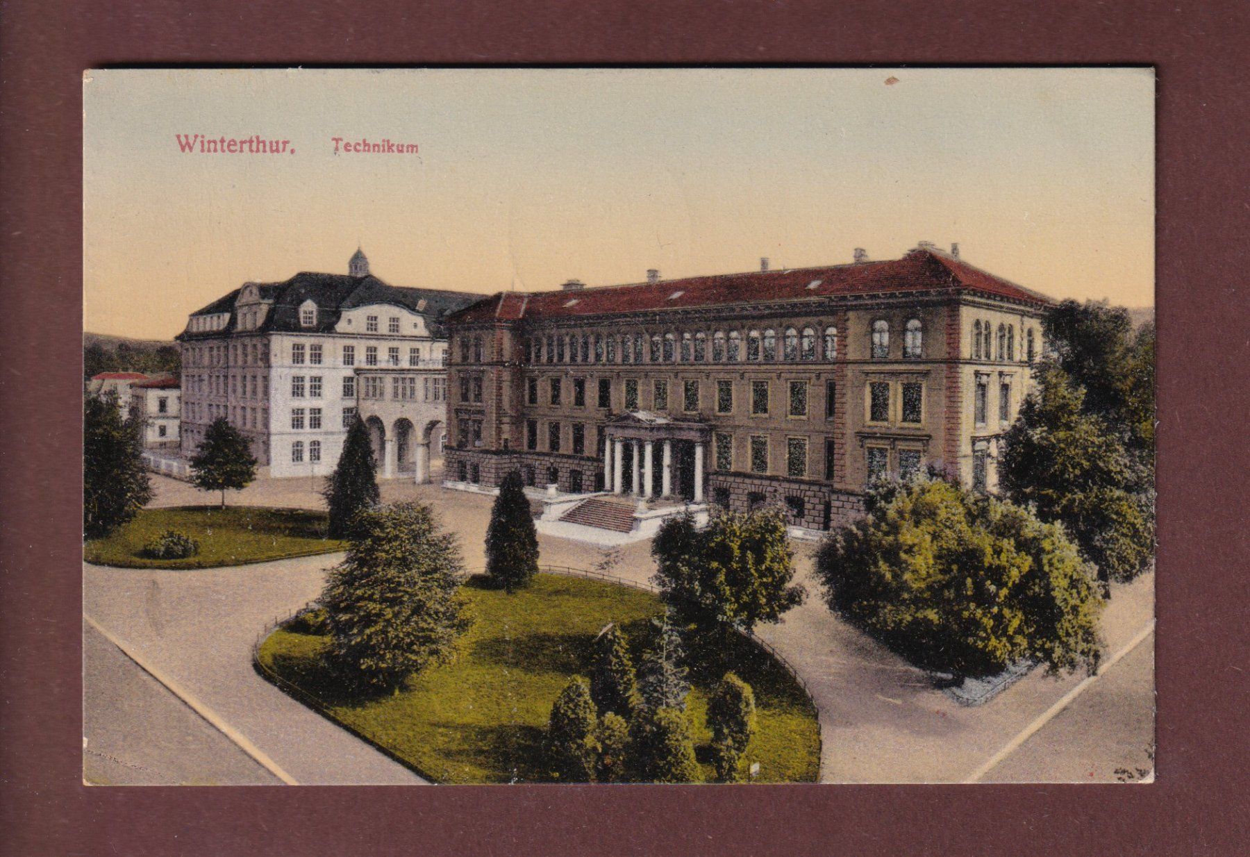 Cartes postales: WINTERTHUR - Technikum - 1916 – D'occasion à Pully par nicecards-shop