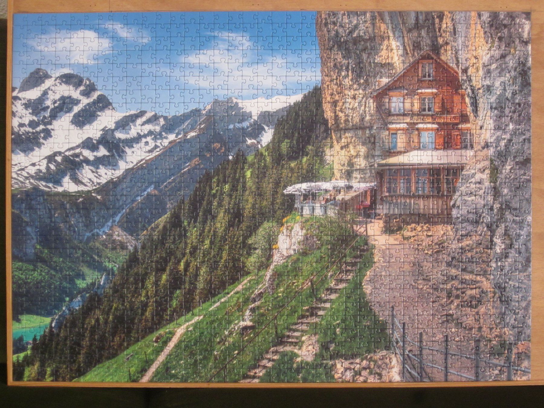 Puzzle: Aescher Gasthaus am Berg – Nuovo (secondo la descrizione) da Hombrechtikon venduto da Falke150 1