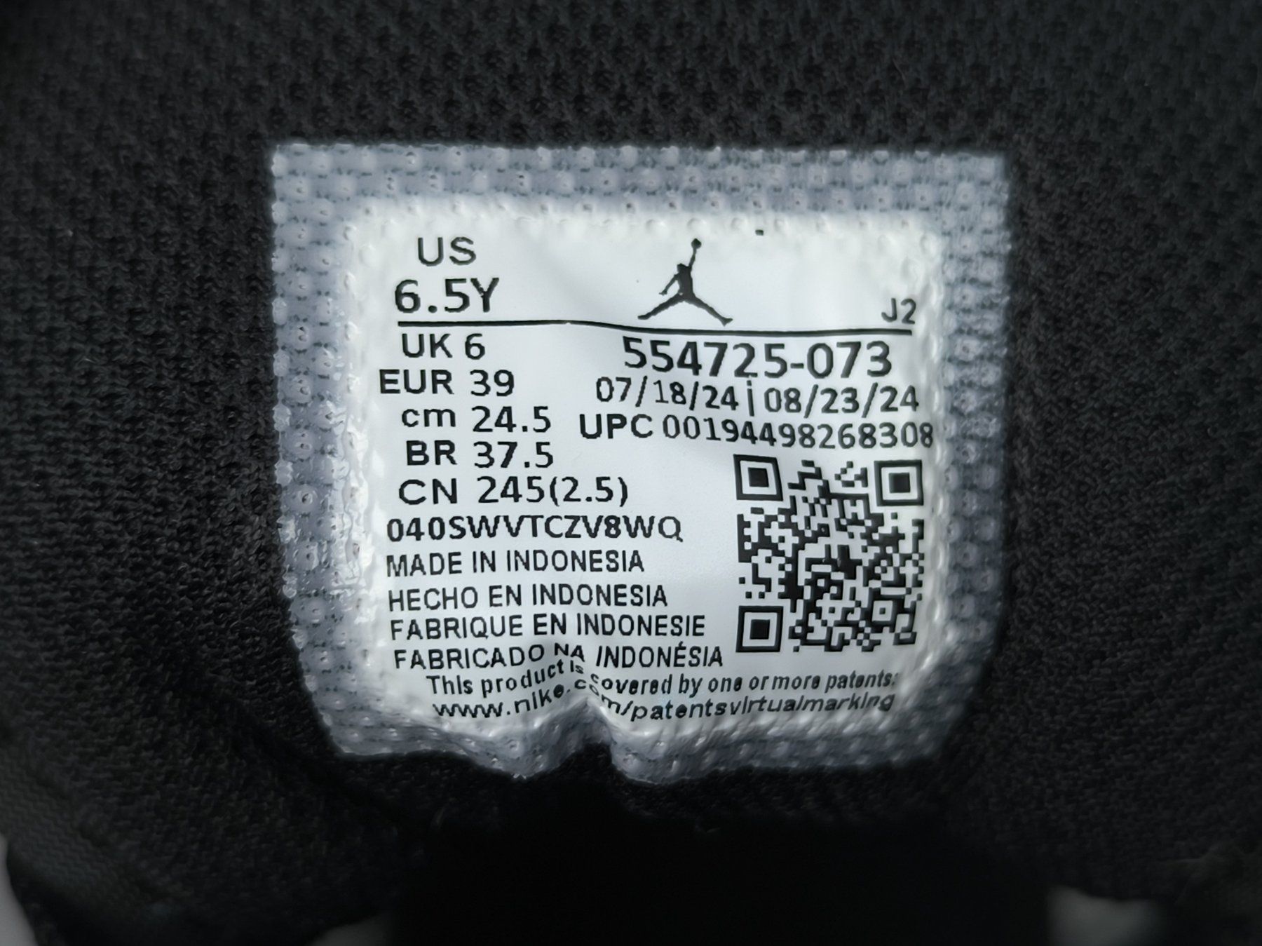 Nike Scarpe da uomo: Air Jordan 1 Mid White Shadow GS Gr. 39 – Usato da Rüti ZH venduto da Restwert_Rueti_ZH 6