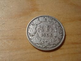 (D2) 1/2 Franken 1906