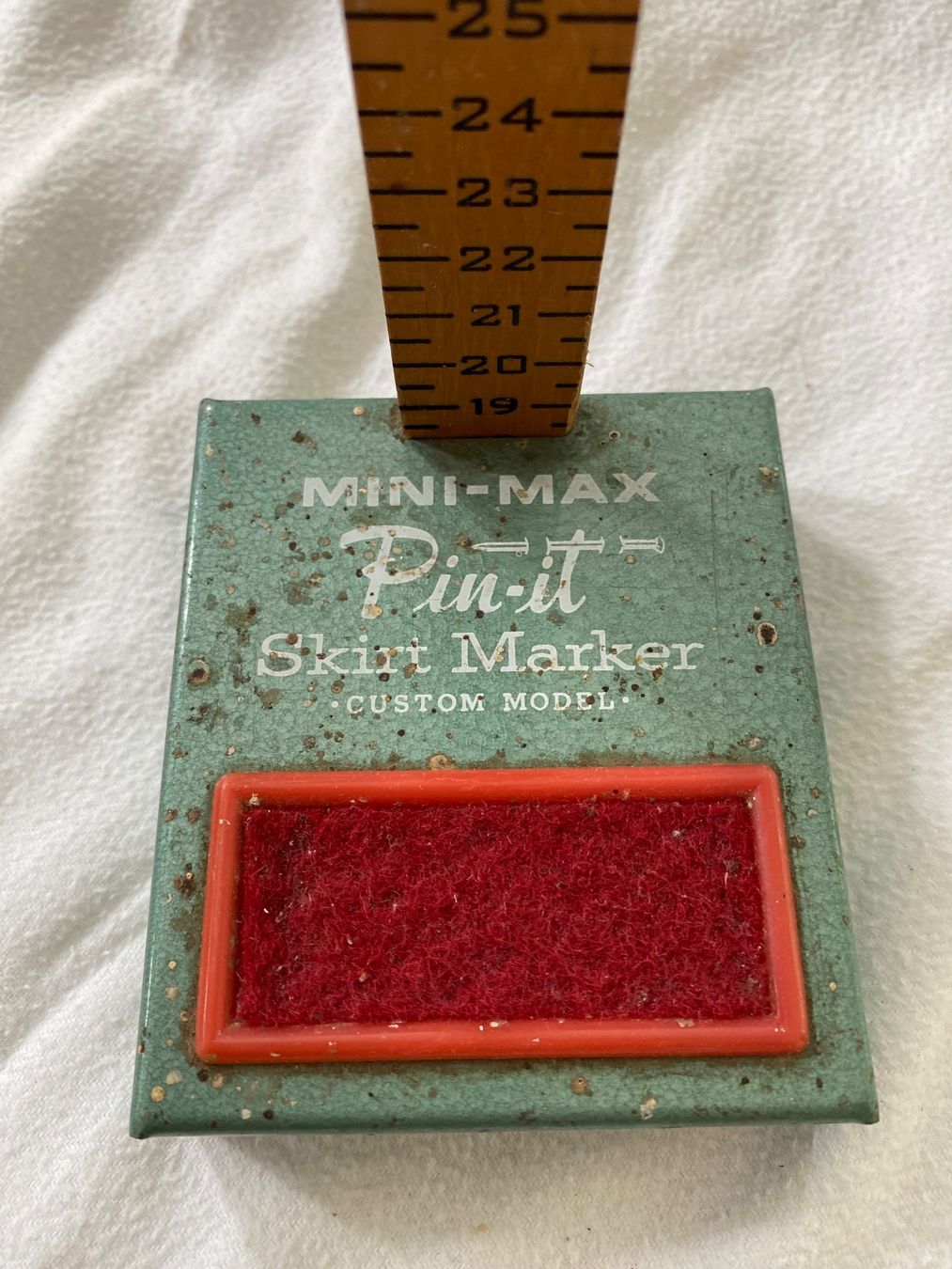 Misurare: Alter Rock-Abrunder Holz/Metall, MINI-MAX – Usato da Tecknau venduto da Gluschtikum 3