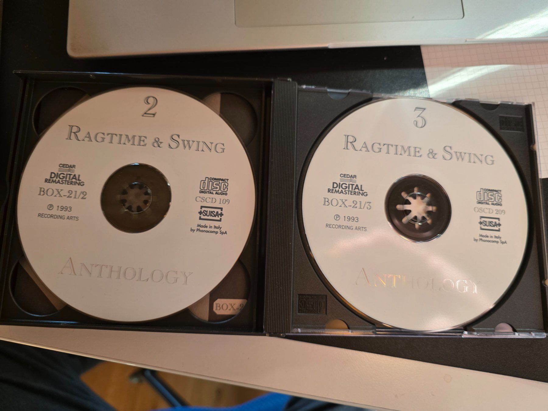 CDs: 3 Box - Musik CD - Ragtime & Swing - Anthology 1993 – Gebraucht aus Walterswil BE von Lonitti 1
