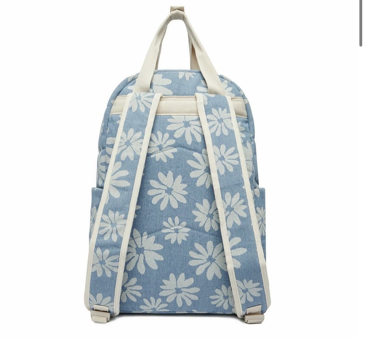 Roxy Rucksäcke: Roxy backpack denim floral print adjustable straps – Neu (gemäss Beschreibung) aus Mettmenstetten von ama_m86n 2