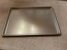 Grosses Backblech aus Alu  45 mal 65cm