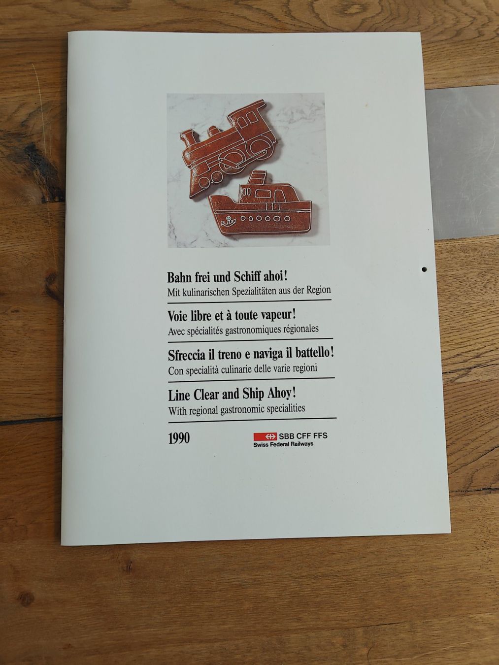 Calendari: Antiker Kalender: SBB CFF FFS Kalender 1990 Bahn & Schiff – Nuovo (secondo la descrizione) da Birr venduto da DisDas 1