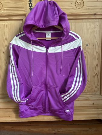 Adidas Damen Kapuzenjacke lila Grösse S gebraucht