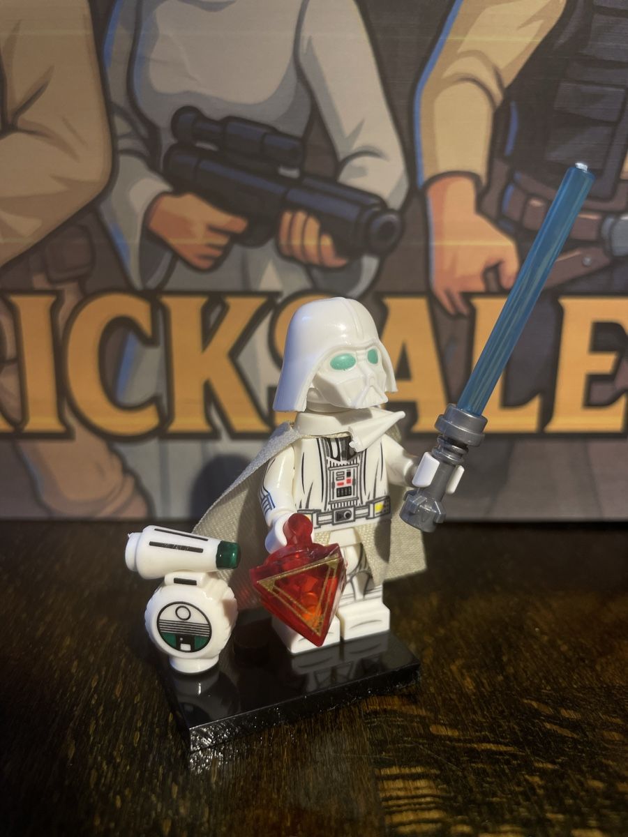 Star Wars Figuren: Star Wars White Darth Vader Sith Jedi Figur Lego-Komp. – Neu (gemäss Beschreibung) aus Zufikon von BrickSales