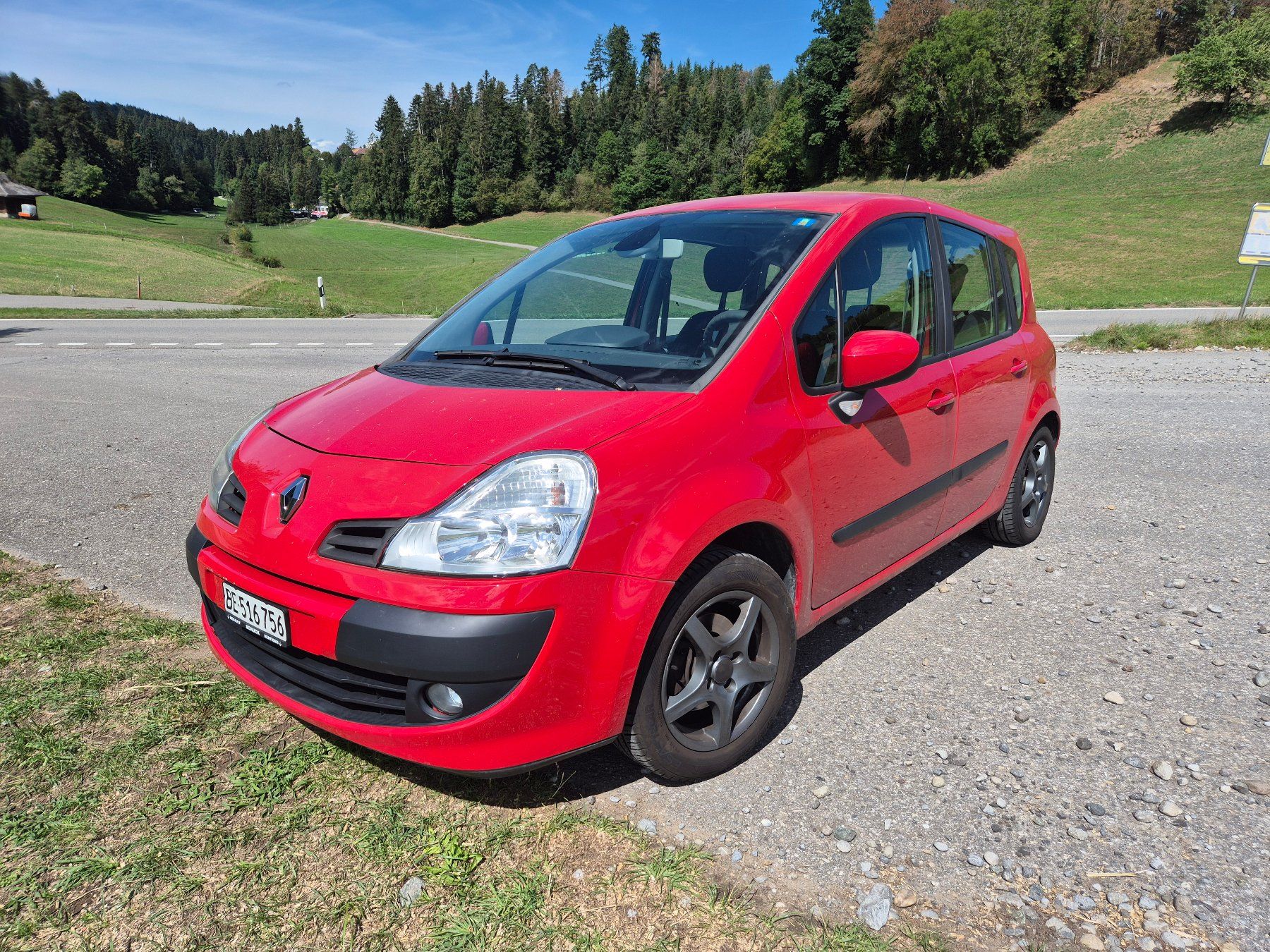 Renault Automobili: Renault T Modus 1.2 16V Expression (Rot) – Usato da Steffisburg venduto da tenerado
