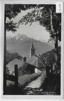 Eglise de Huemoz et Dent du Midi
