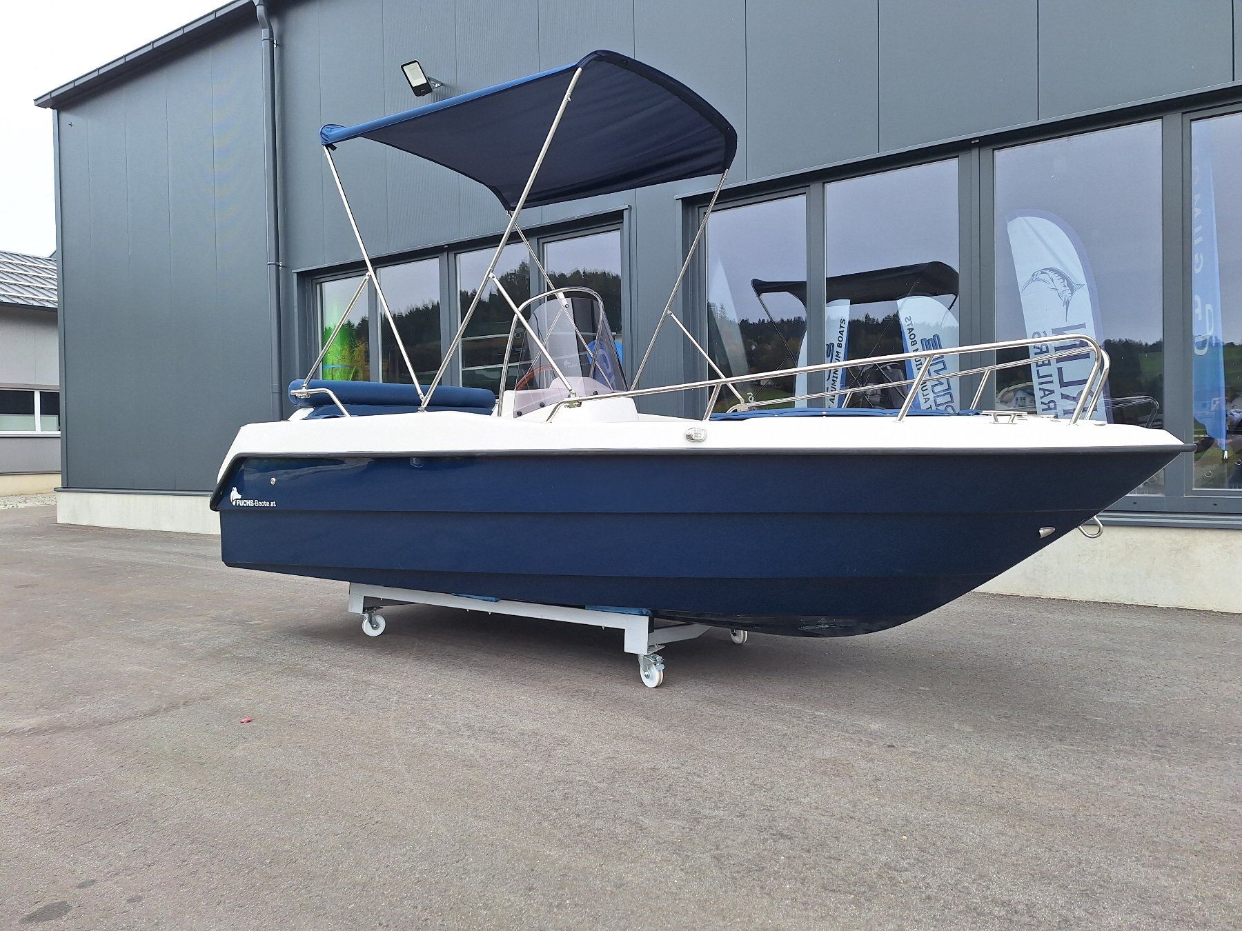 Boote: NEU 480 DLX Badeboot Familienboot Motorboot GFK Boot – Neu und originalverpackt aus Aigen Schlägl von Fuchs-Boote 1