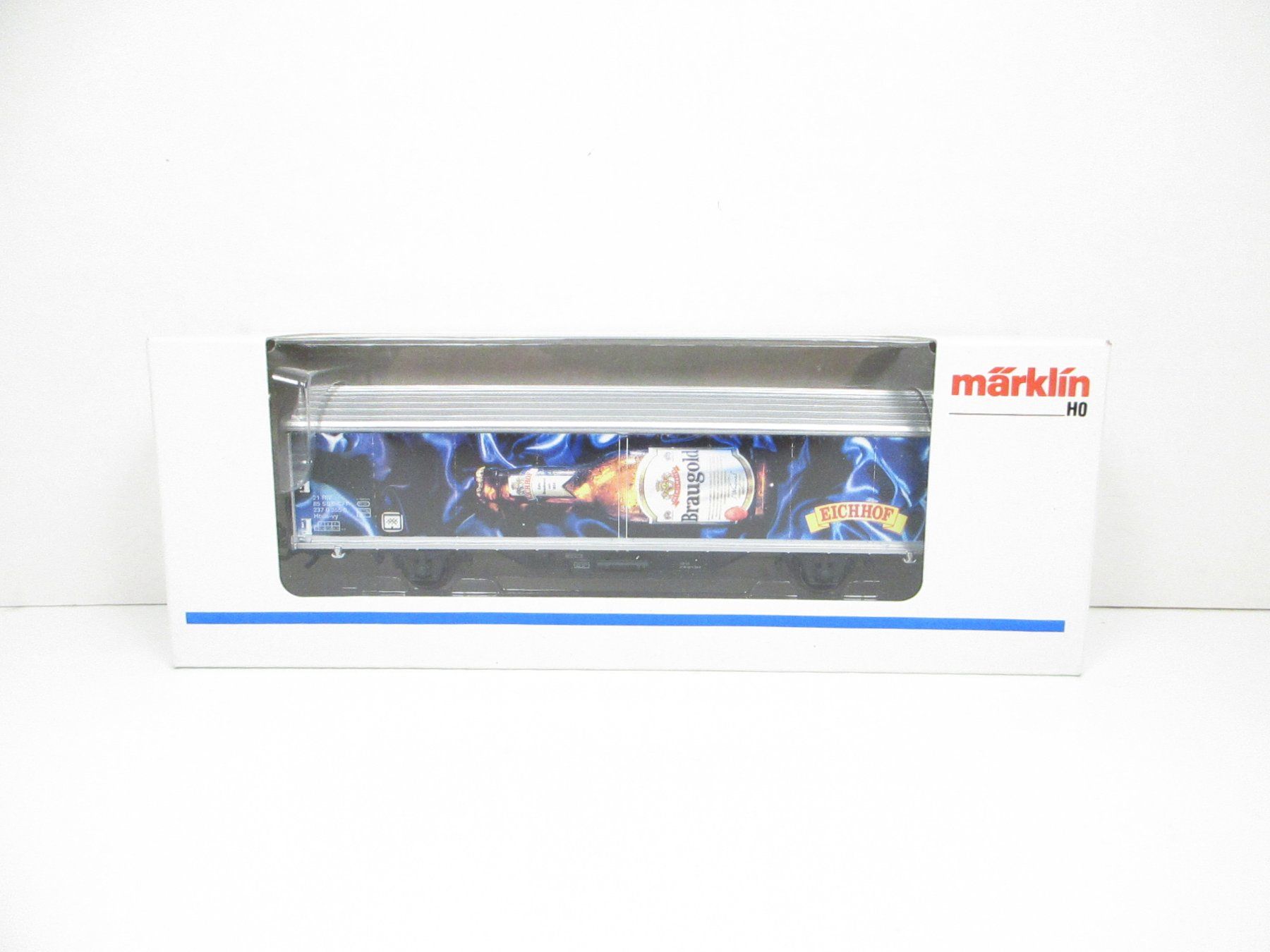 Märklin Modellini di ferrovie: Märklin H0 4735.948 SBB Schiebewandwagen EICHHOF BRAUGOLD – Nuovo e nell'imballaggio originale da Olten venduto da Heinrich875 7