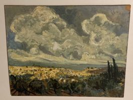Albert Scabell 1978 (1936-1979) Bern Landschaftsgemälde